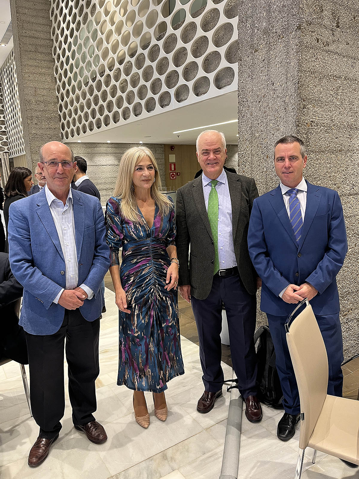 Con la Consejera y el Presidente del Consejo Escolar de Andalucía