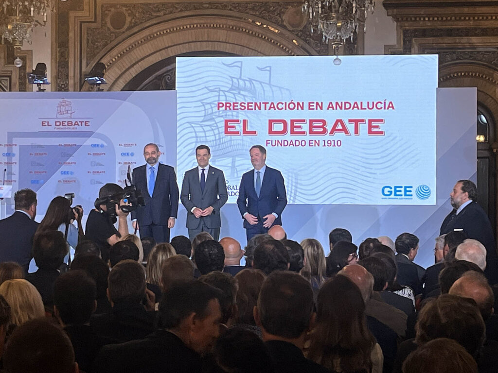 Presentación de un medio de comunicación en Andalucía.