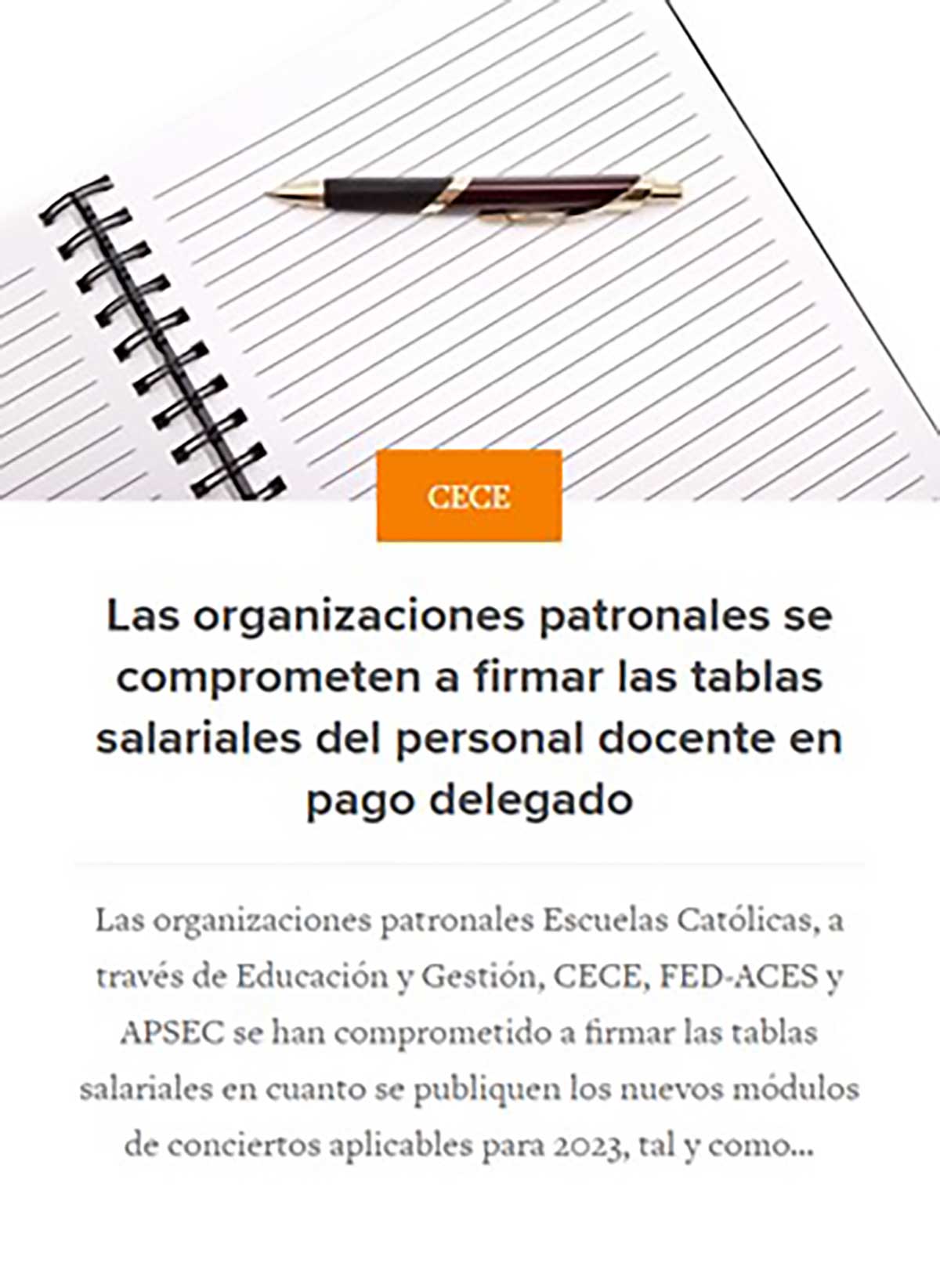 Convenios CECE-A