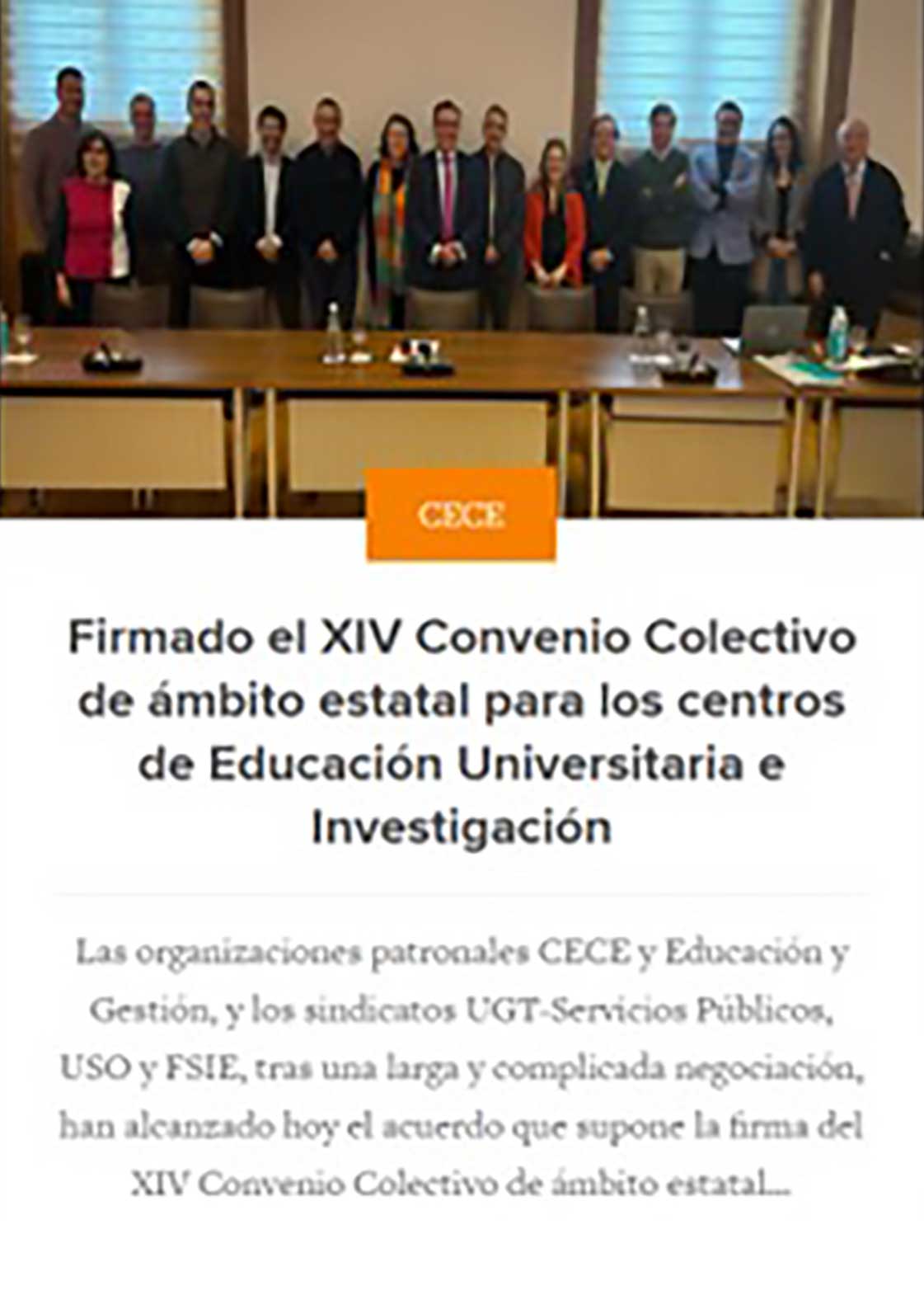 Convenios CECE-A