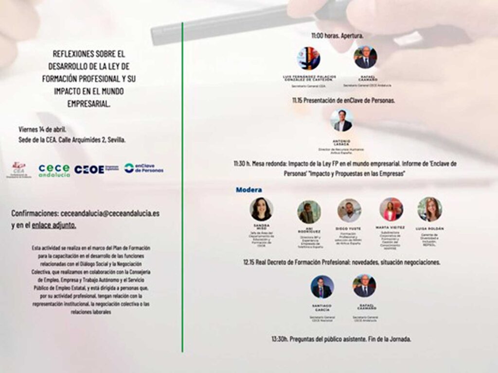 Jornada sobre la Formación Profesional